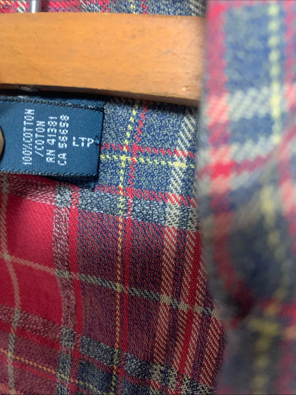 Vintage Polo by Ralph Lauren Red Flannel Plaid Western Pearl Snap Shirt Size L